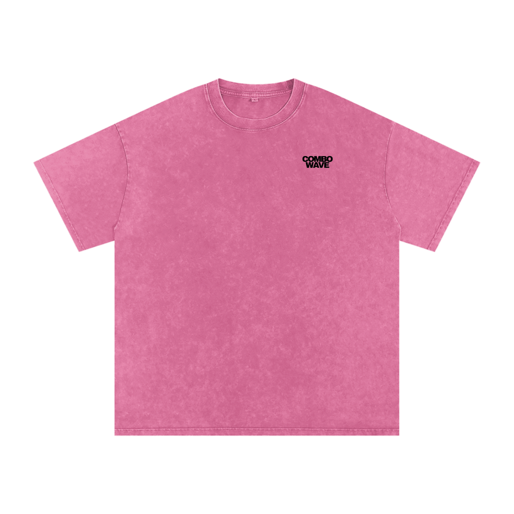 Combo Wave - Snow Washed Oversized Cotton T-Shirt