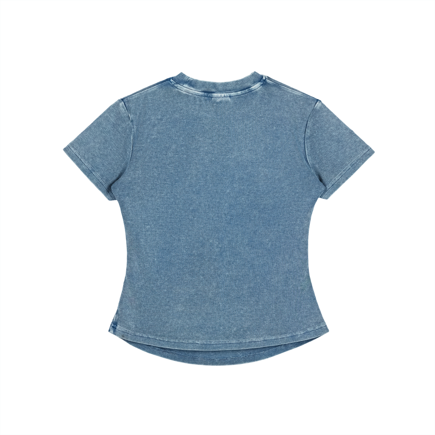 SHEWA Vintage Washed Bodycon Cotton T-Shirt
