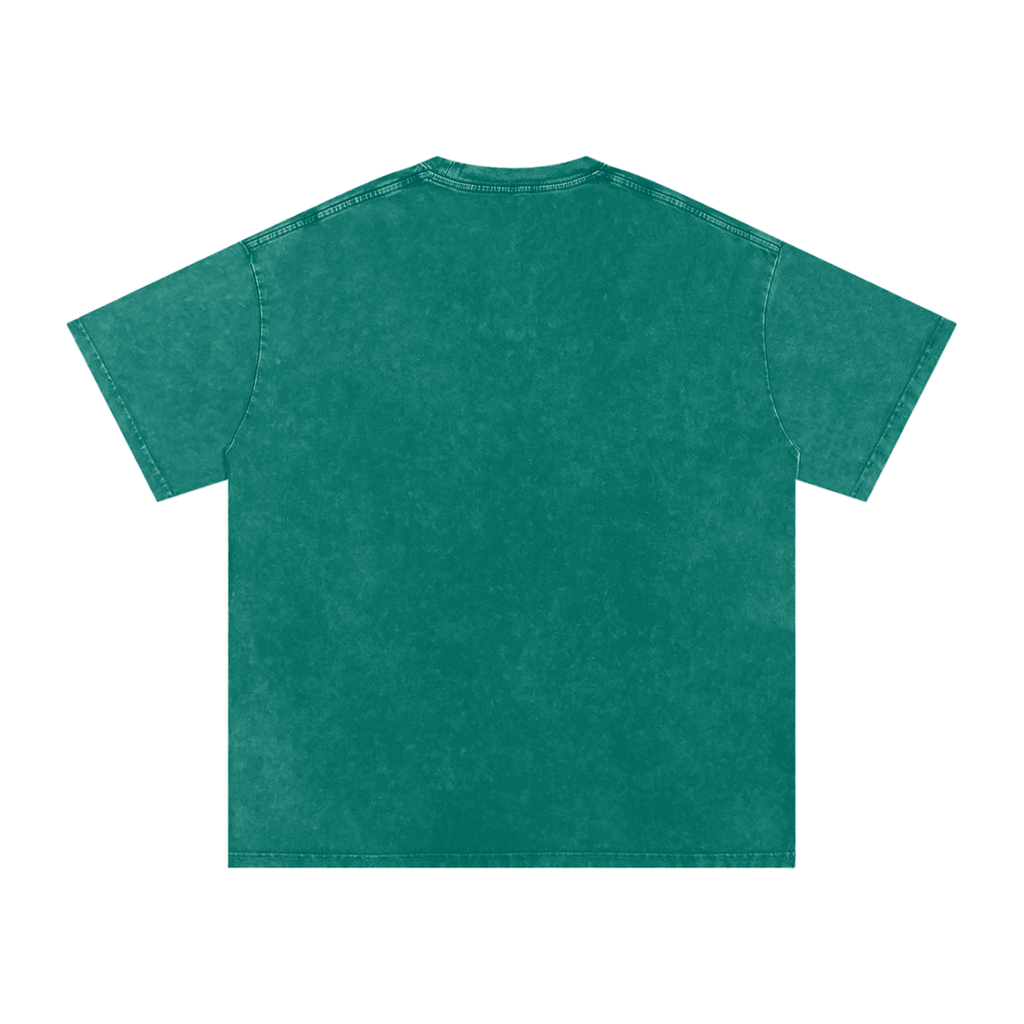 LOCKED IN by INI Snow Washed Oversized Cotton T-Shirt
