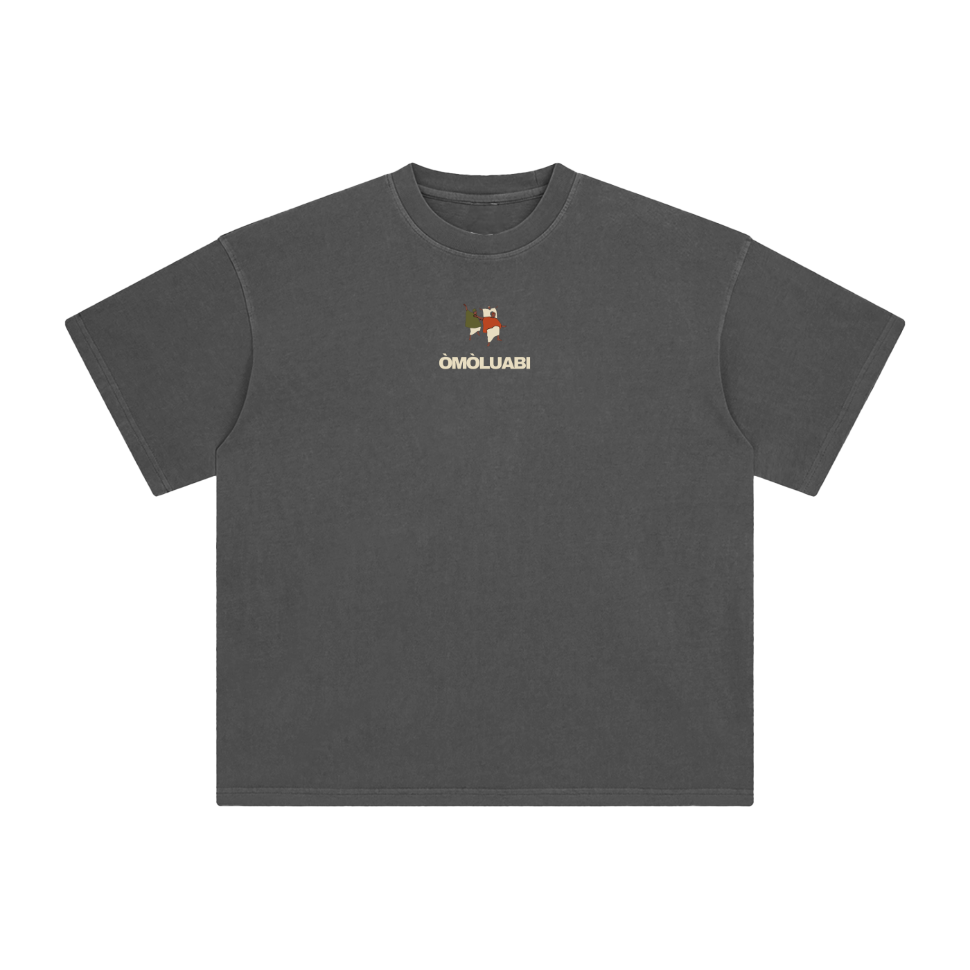 ÒMÒLUABI Enzyme Washed T-Shirt