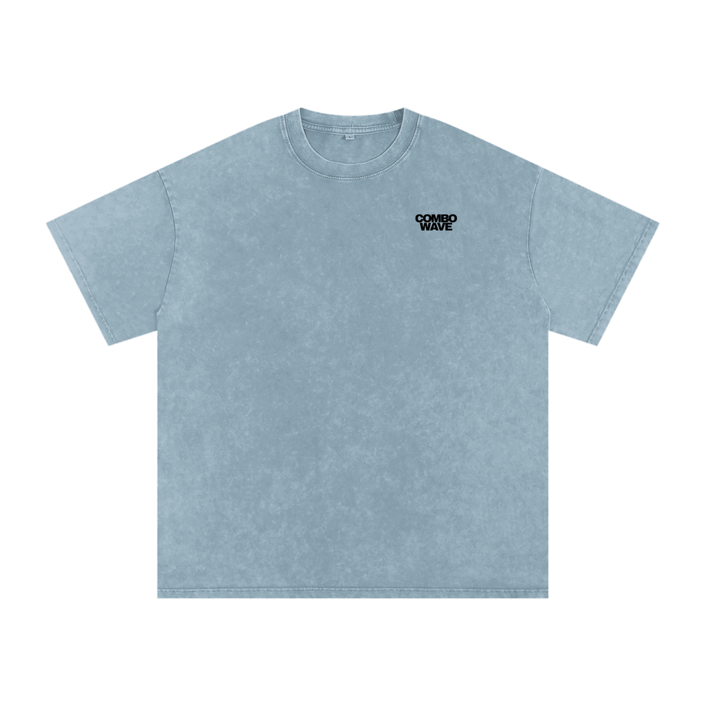 Combo Wave - Snow Washed Oversized Cotton T-Shirt