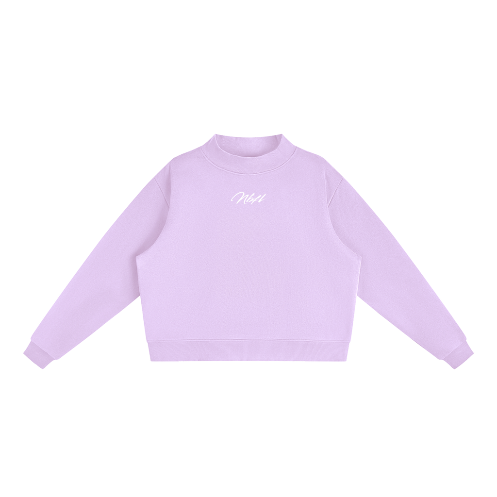 Nbfl Essential Fleece Mock-Neck Crew Sweatshirt