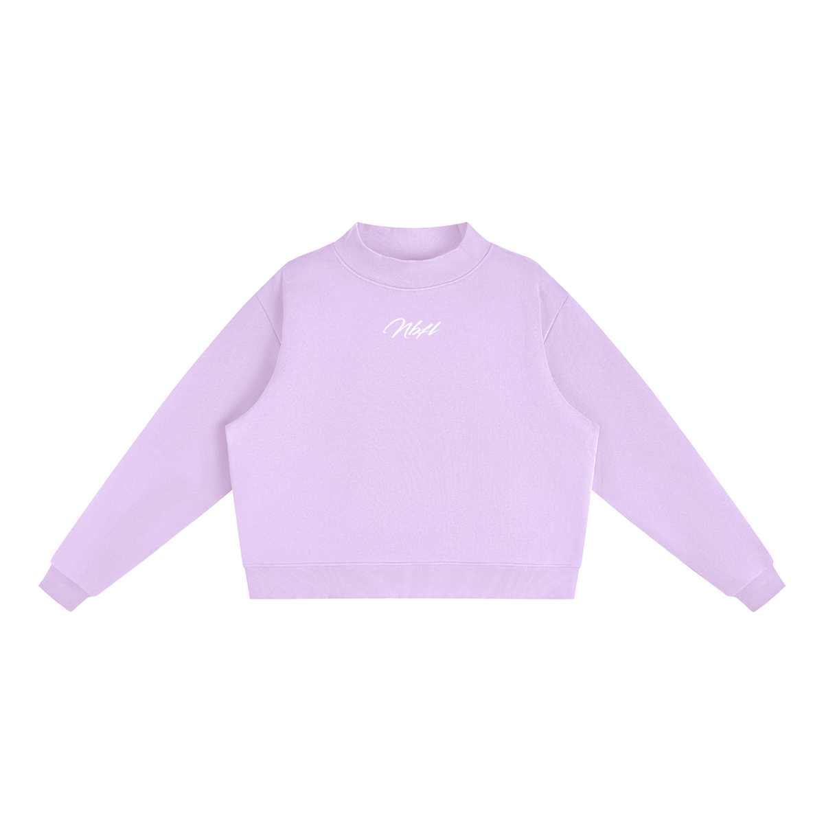 Nbfl Essential Fleece Mock-Neck Crew Sweatshirt