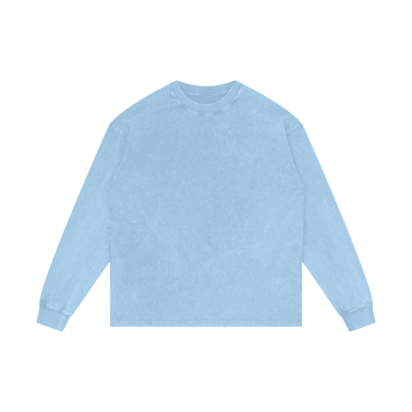 BLANK Acid Wash Oversize Long Sleeve T-Shirt