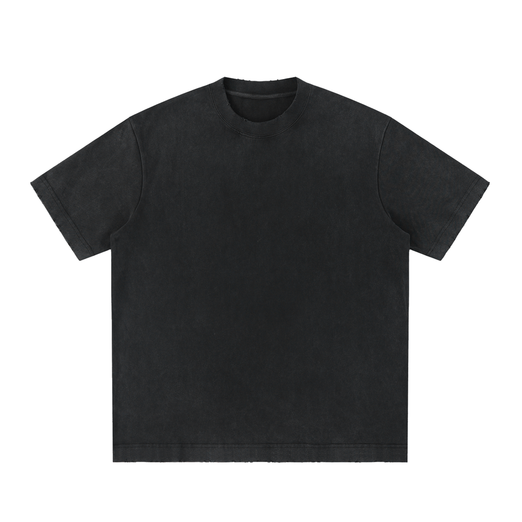 BLANK Heavyweight Vintage Washed Frayed T-Shirt