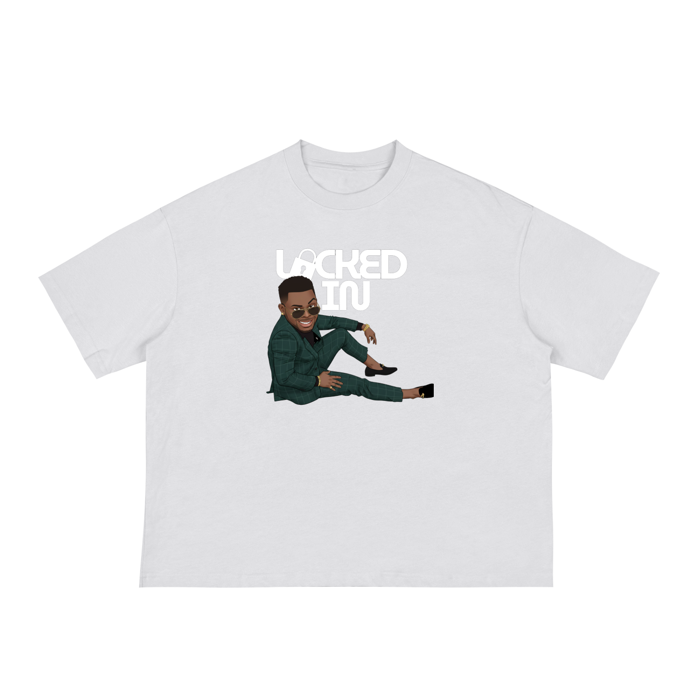 Locked in by Ini - Classic Loose Boxy Tee