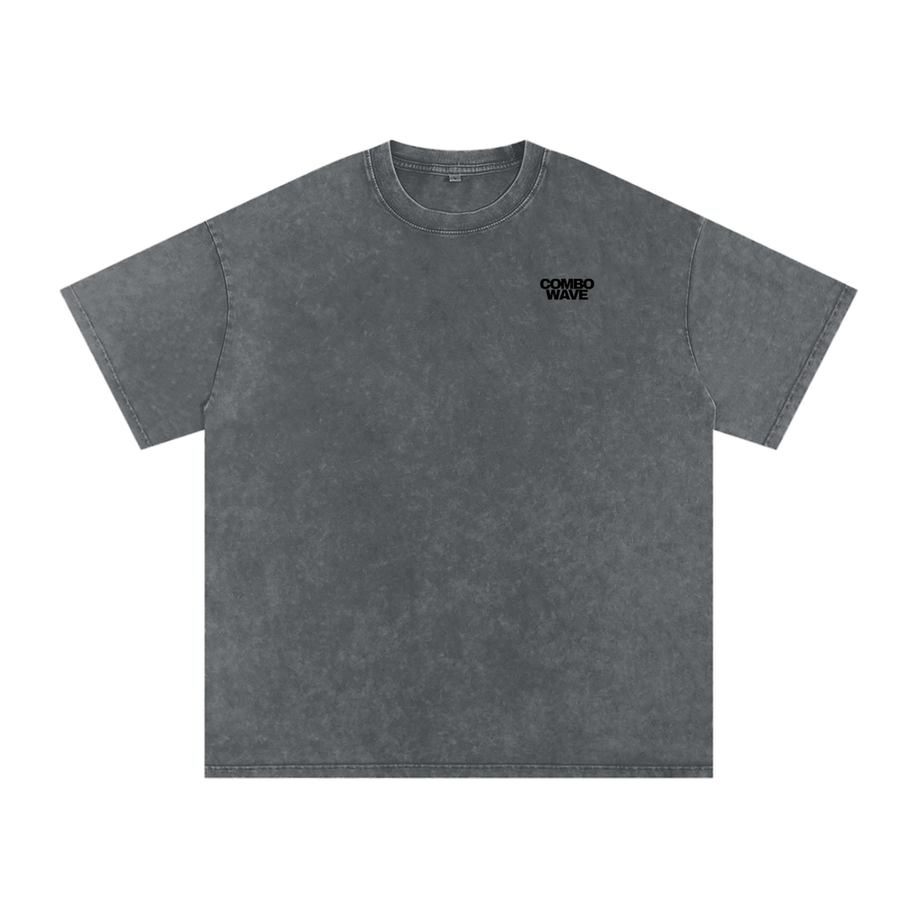 Combo Wave - Snow Washed Oversized Cotton T-Shirt