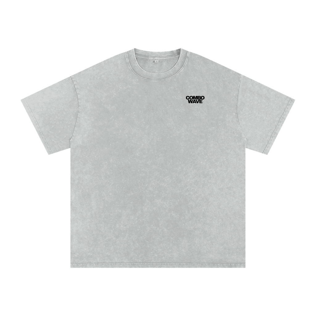 Combo Wave - Snow Washed Oversized Cotton T-Shirt