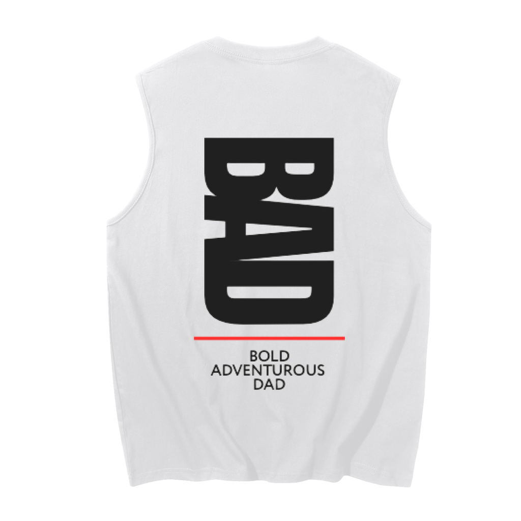 BAD - Bold adventurous dad Men's Sleeveless Cotton Tank Top