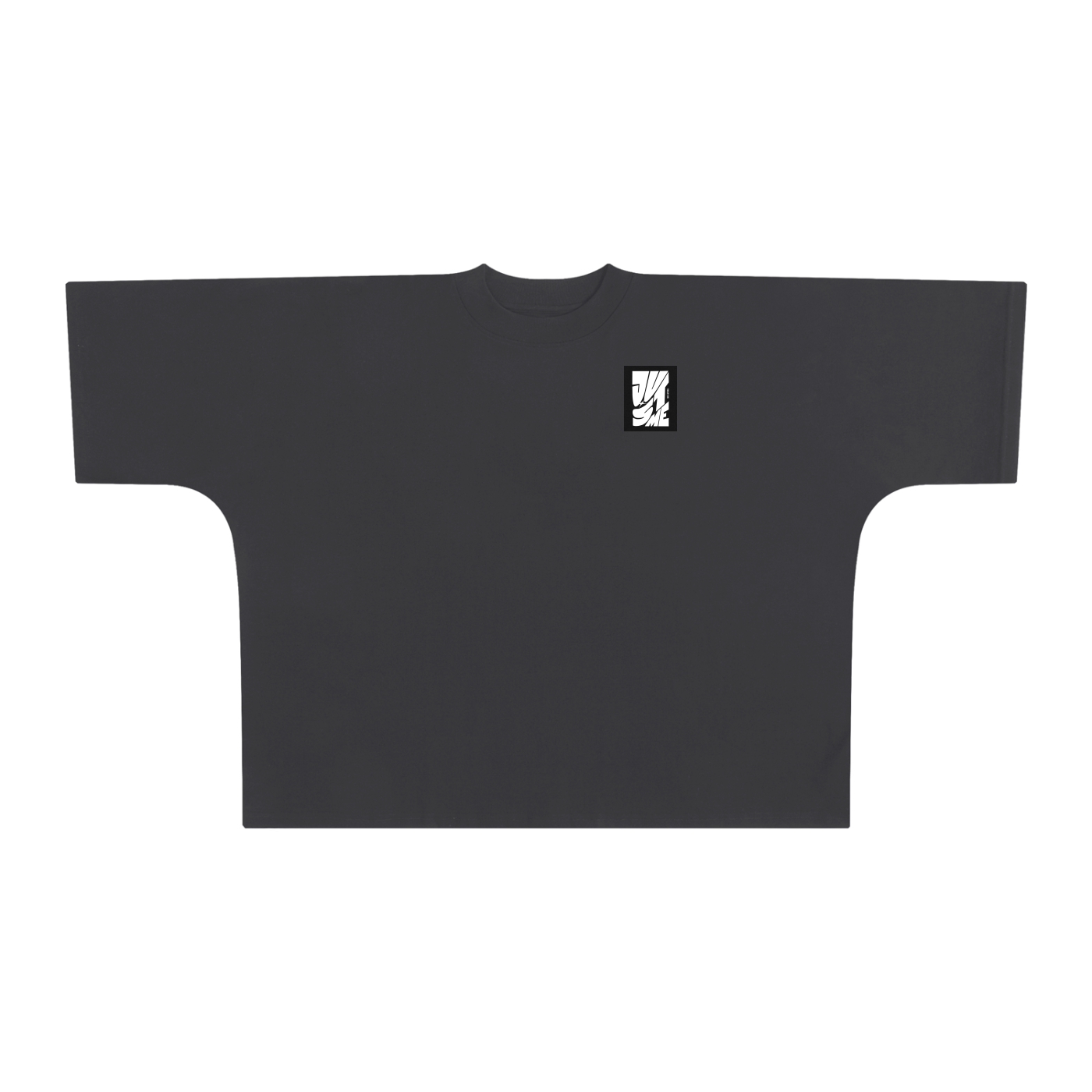 Just Me Oversize One-piece Pattern Cut Boxy Tee - 300 GSM