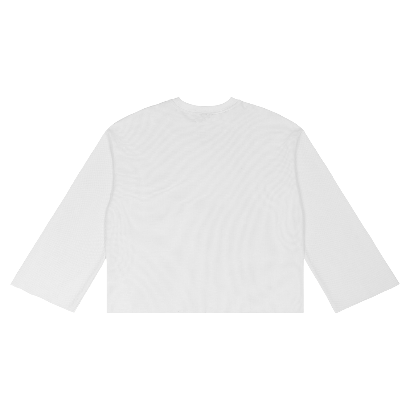 BLANK Unisex Waffle Raw Edge T-Shirt