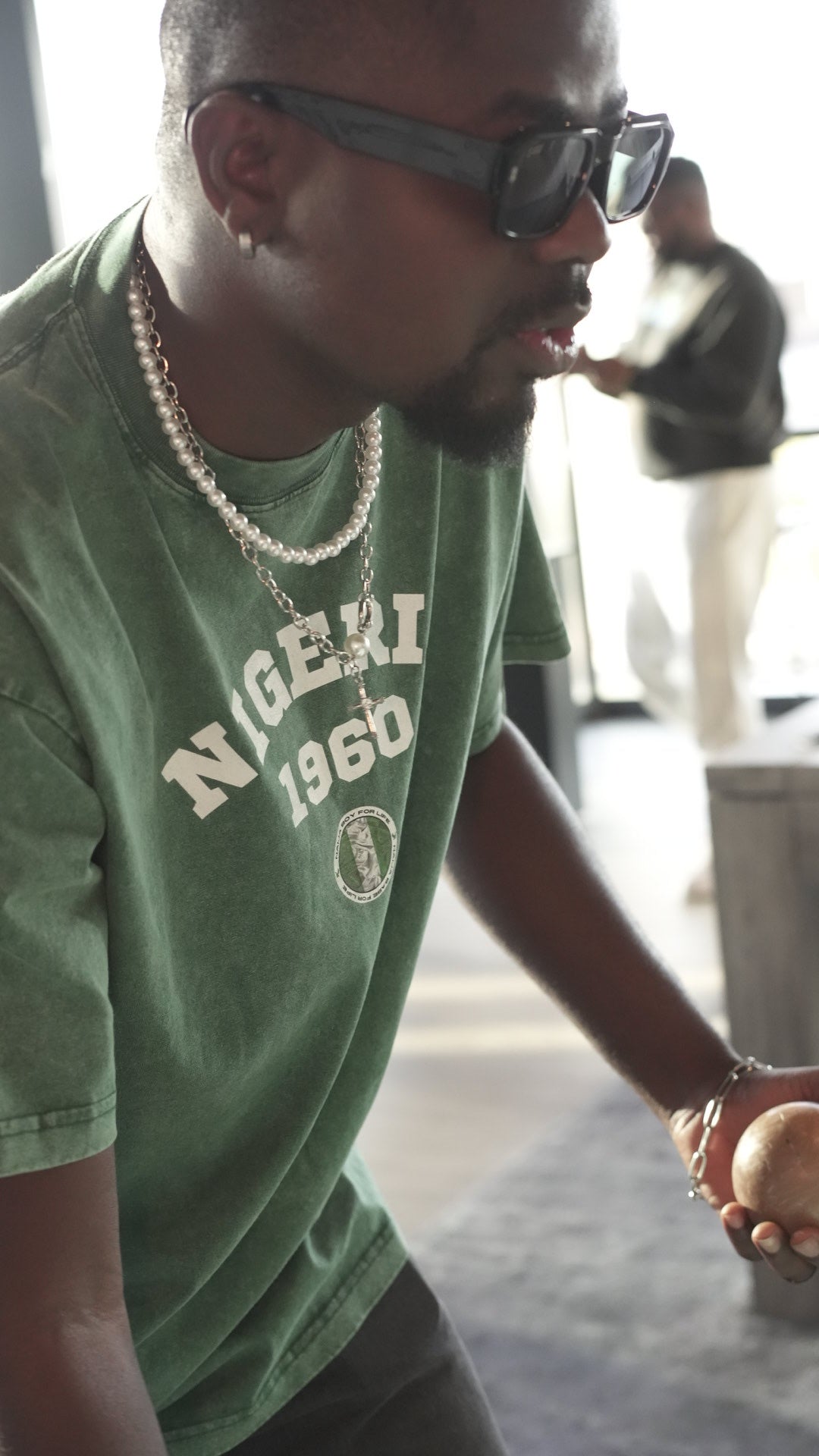 Nigeria 1960 NBFL Acid Wash Oversize T-Shirt