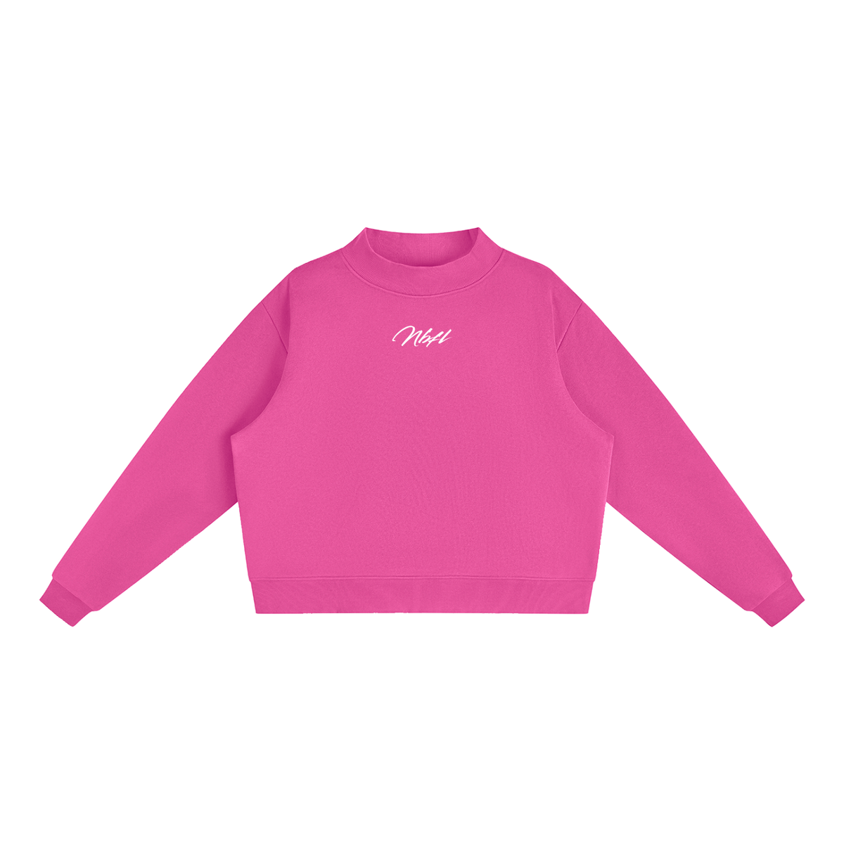 Nbfl Essential Fleece Mock-Neck Crew Sweatshirt