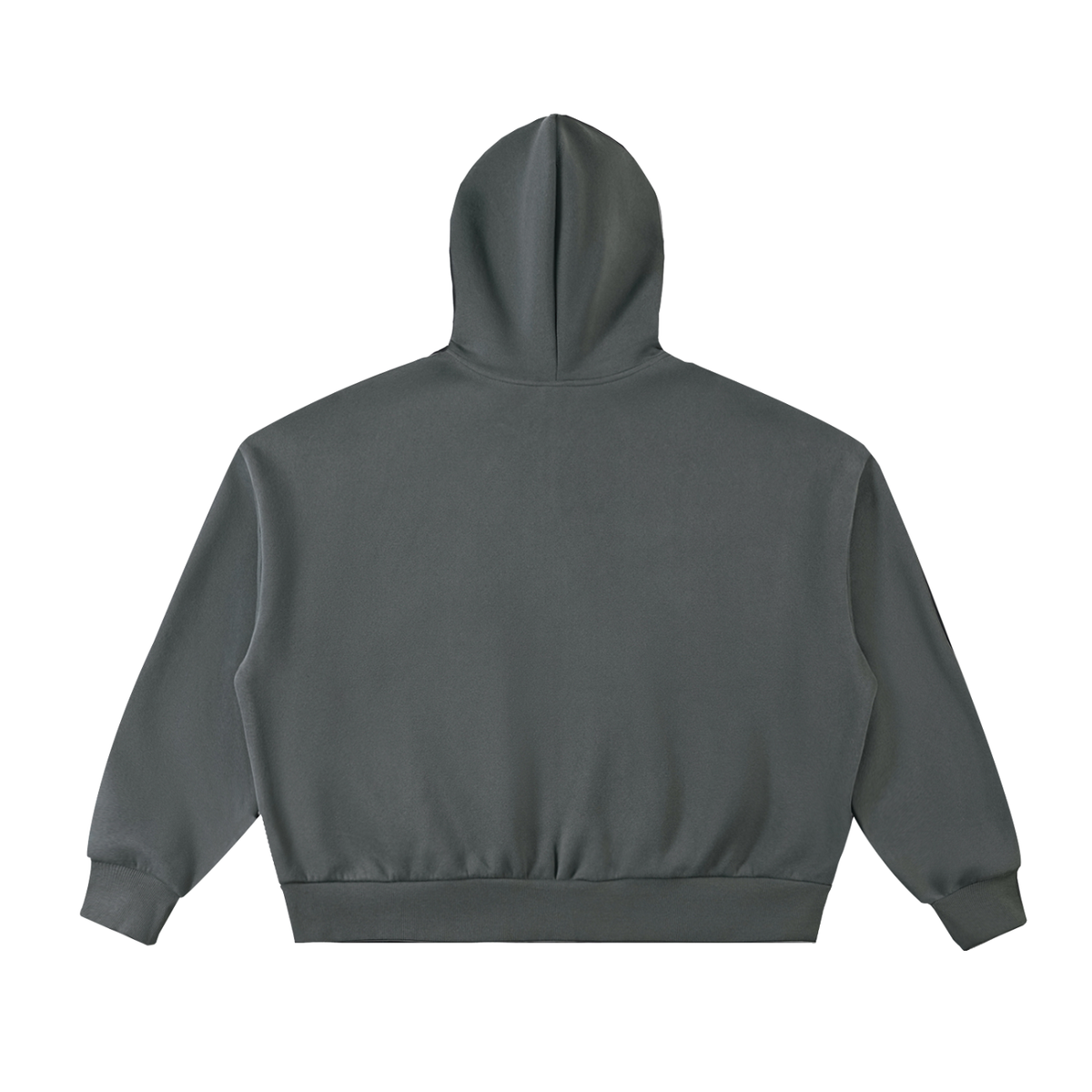 BLANK Fleeced Full-Zip Boxy Hoodie