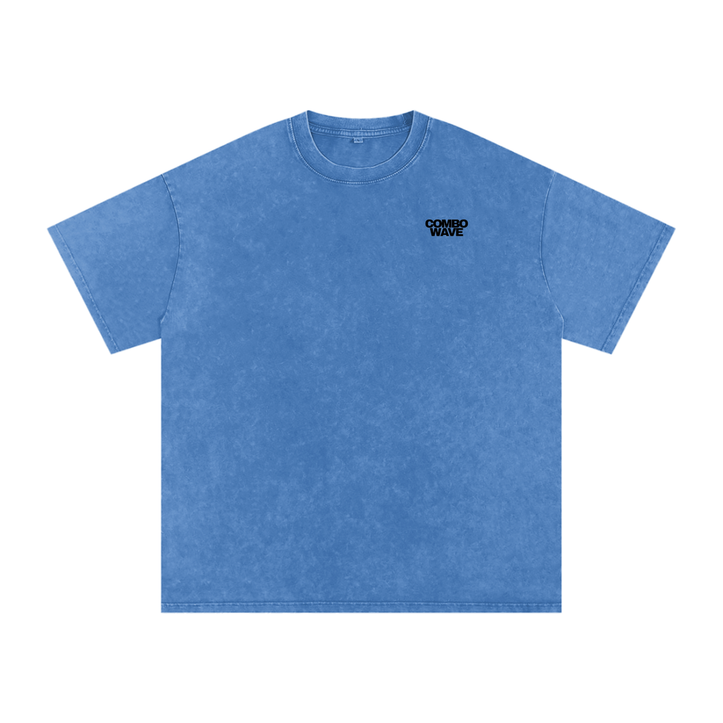 Combo Wave - Snow Washed Oversized Cotton T-Shirt