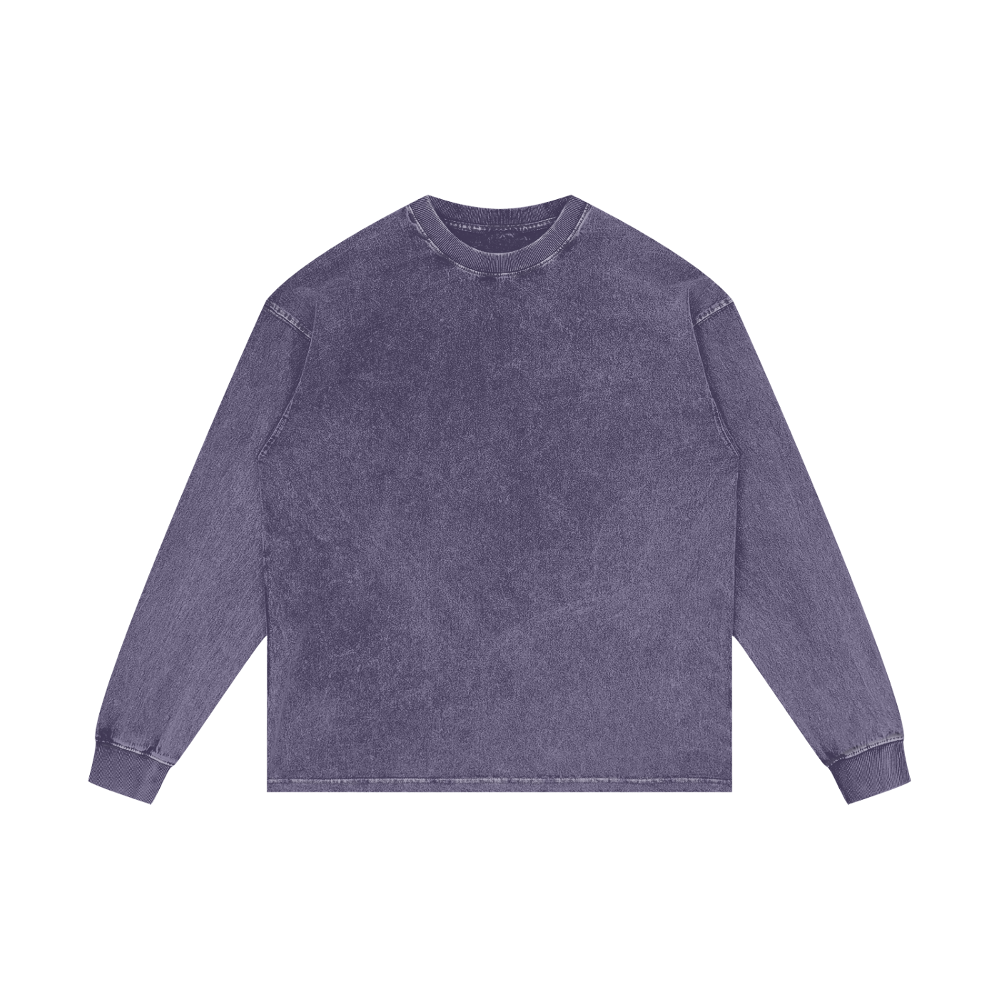 BLANK Acid Wash Oversize Long Sleeve T-Shirt