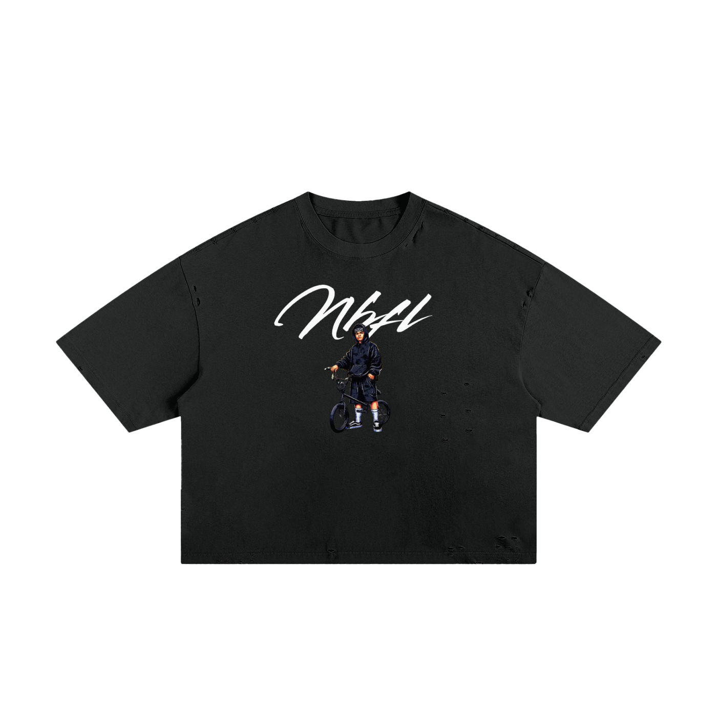 Street rider Classic Frayed Boxy Tee