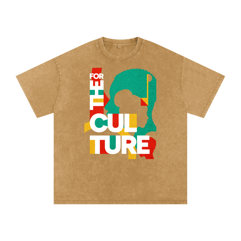 For the culture Acid Wash Oversize T-Shirt