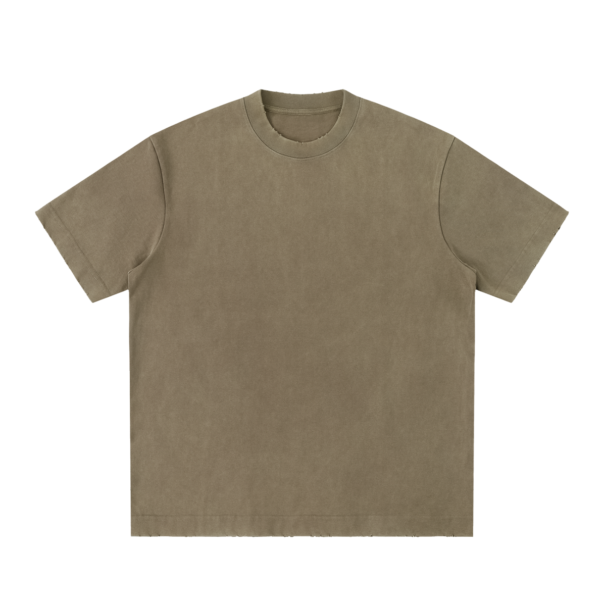 BLANK Heavyweight Vintage Washed Frayed T-Shirt