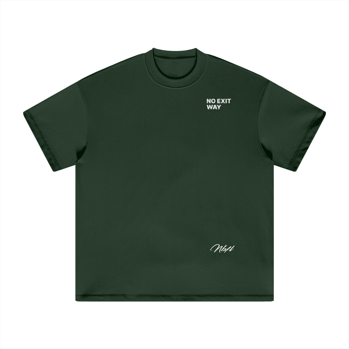 NO EXIT WAY Heavyweight Earth Tone T-Shirt