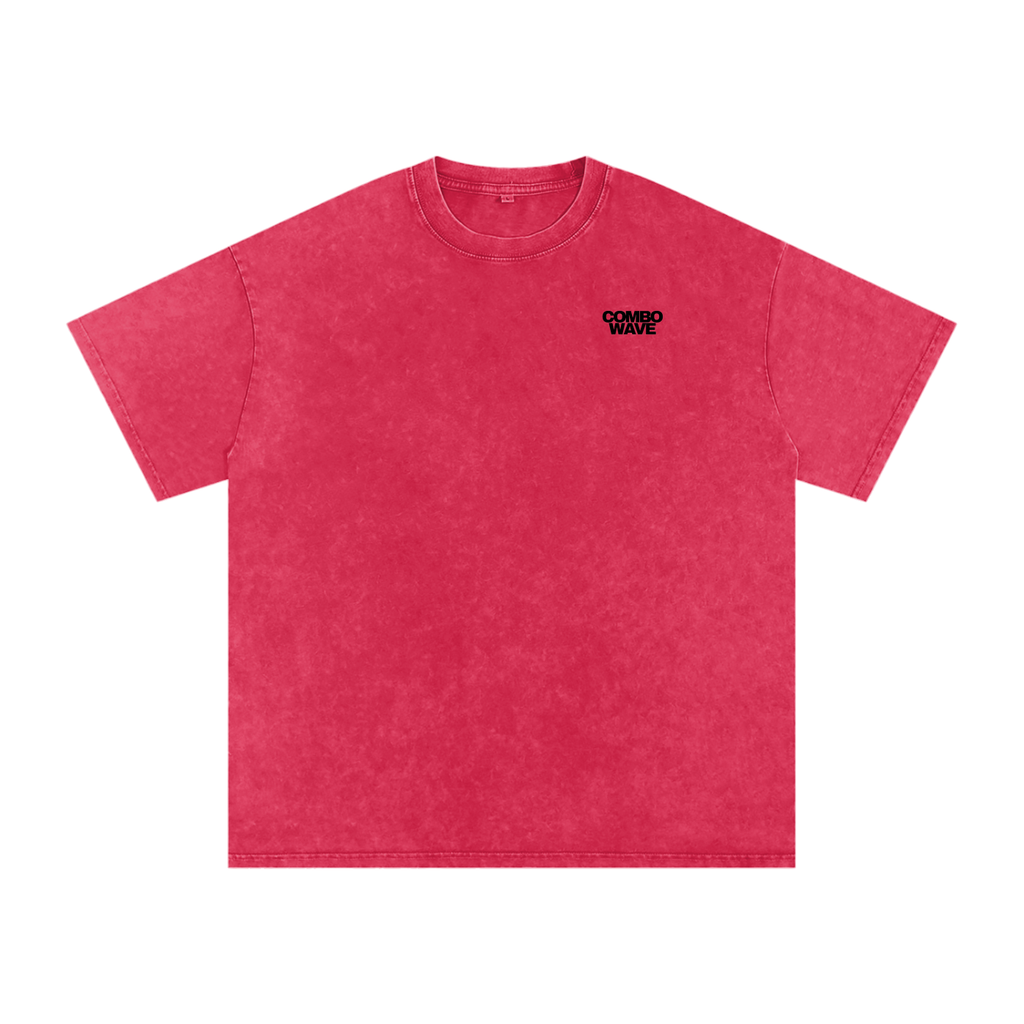 Combo Wave - Snow Washed Oversized Cotton T-Shirt