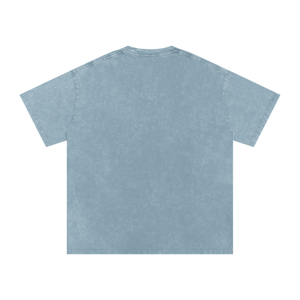 LOCKED IN by INI Snow Washed Oversized Cotton T-Shirt