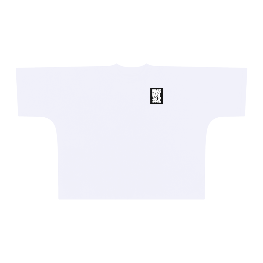 Just Me Oversize One-piece Pattern Cut Boxy Tee - 300 GSM