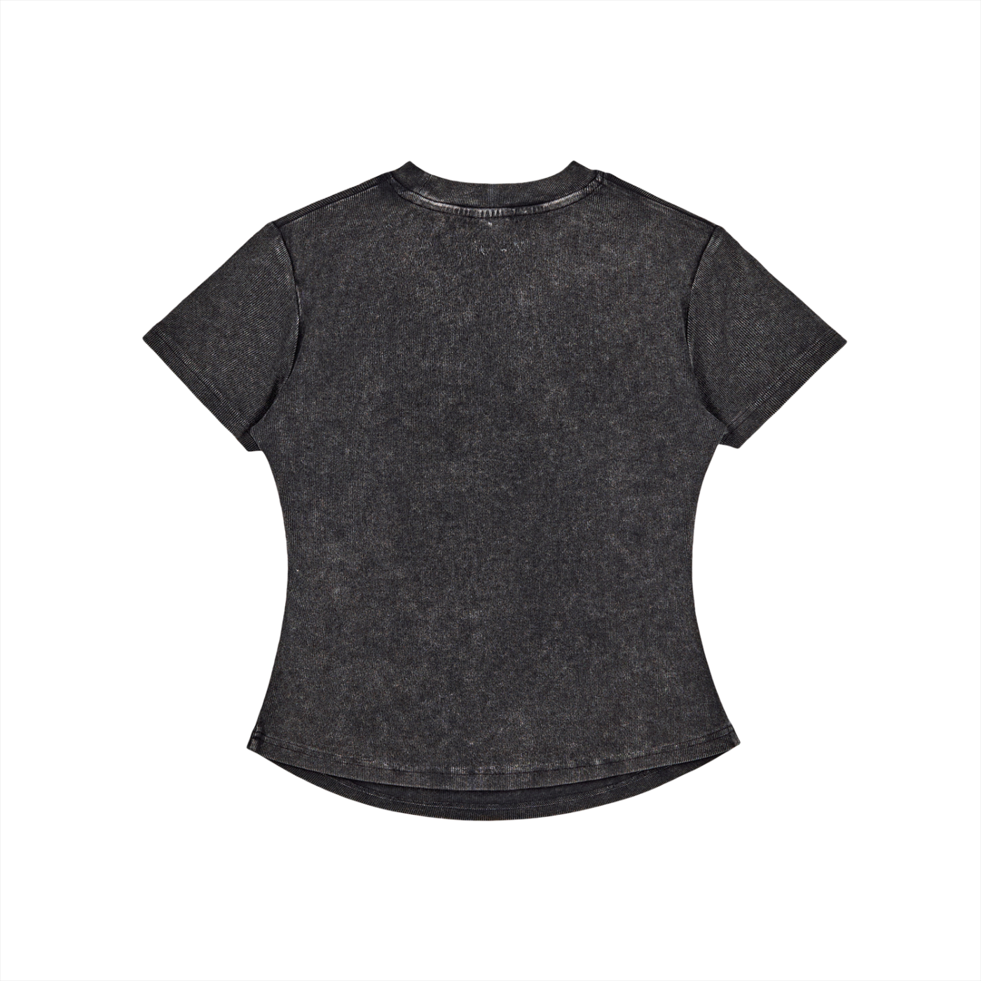 SHEWA Vintage Washed Bodycon Cotton T-Shirt
