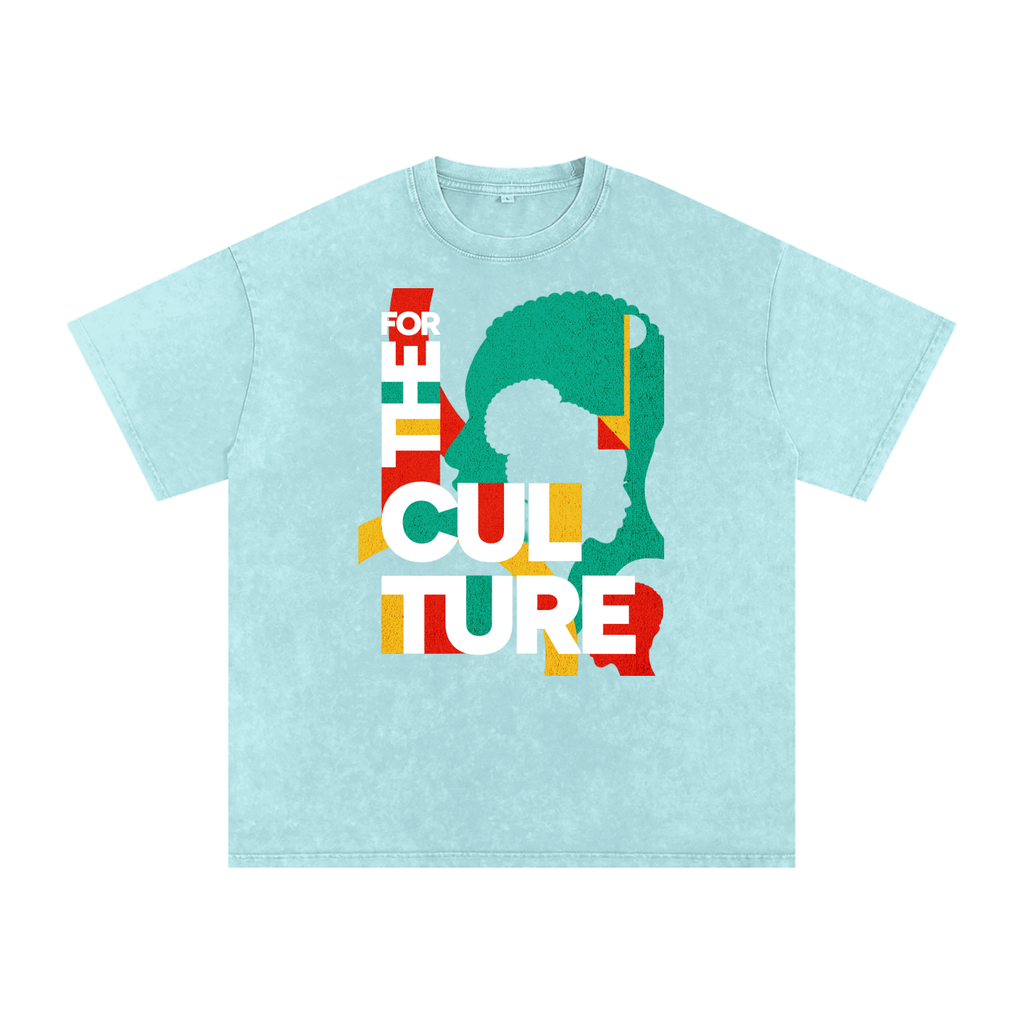 For the culture Acid Wash Oversize T-Shirt