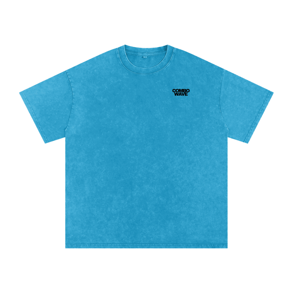 Combo Wave - Snow Washed Oversized Cotton T-Shirt
