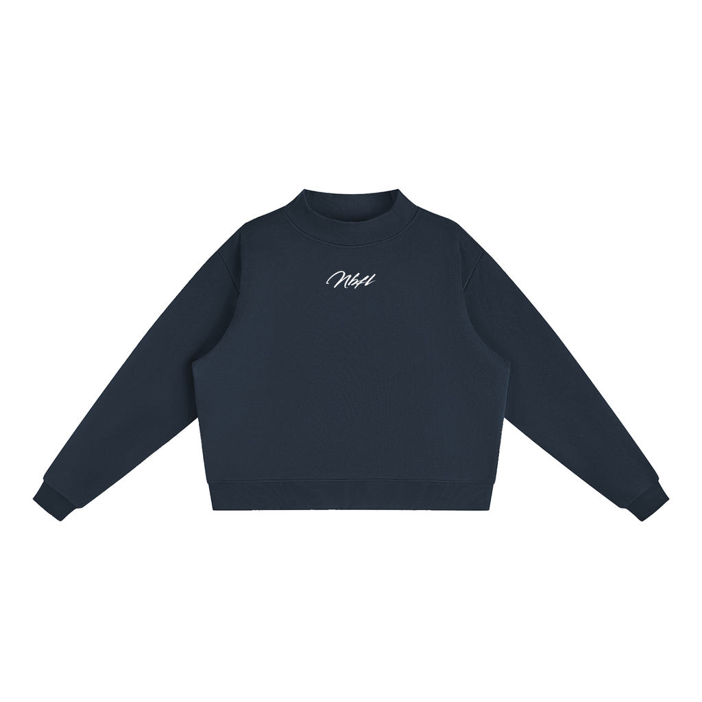 Nbfl Essential Fleece Mock-Neck Crew Sweatshirt