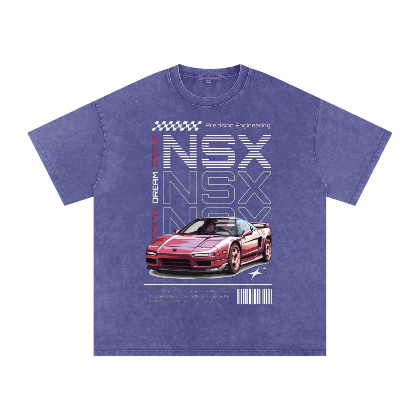 NSX Acid Wash Oversize T-Shirt