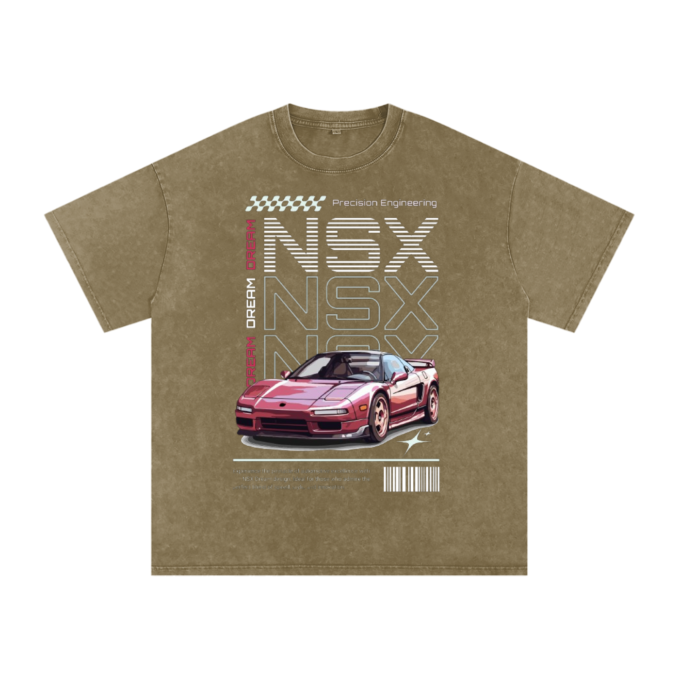 NSX Acid Wash Oversize T-Shirt
