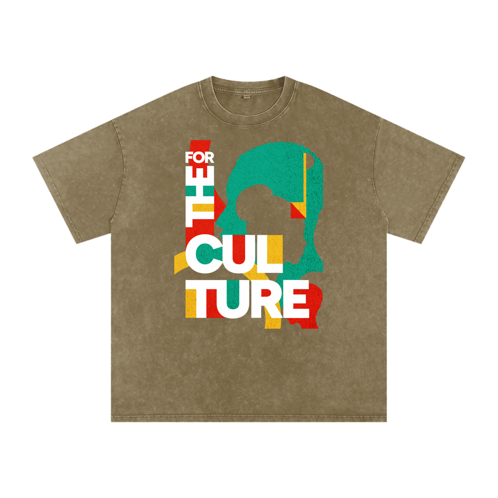 For the culture Acid Wash Oversize T-Shirt