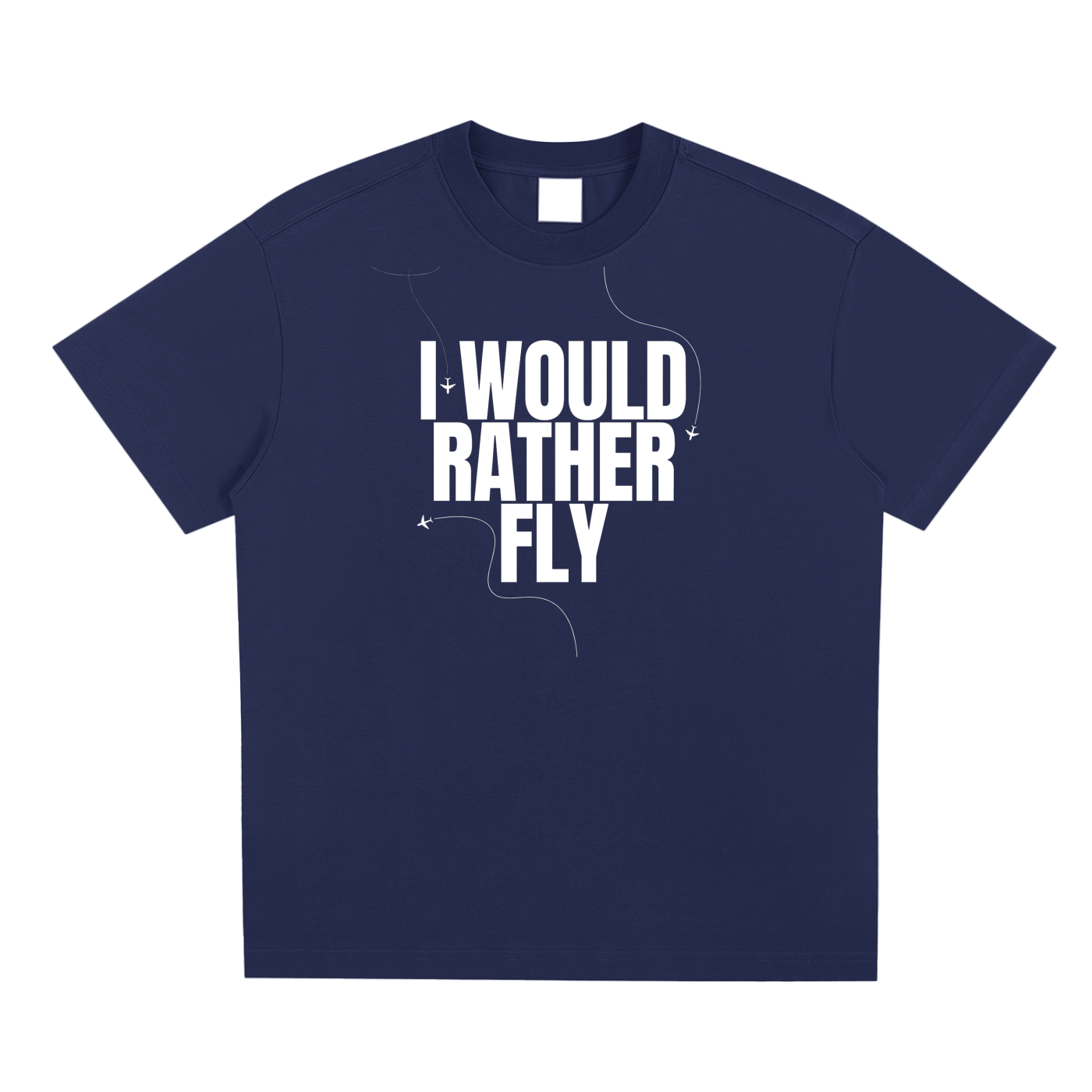 I would rather fly Sorona Quick-Dry Cooling T-shirt