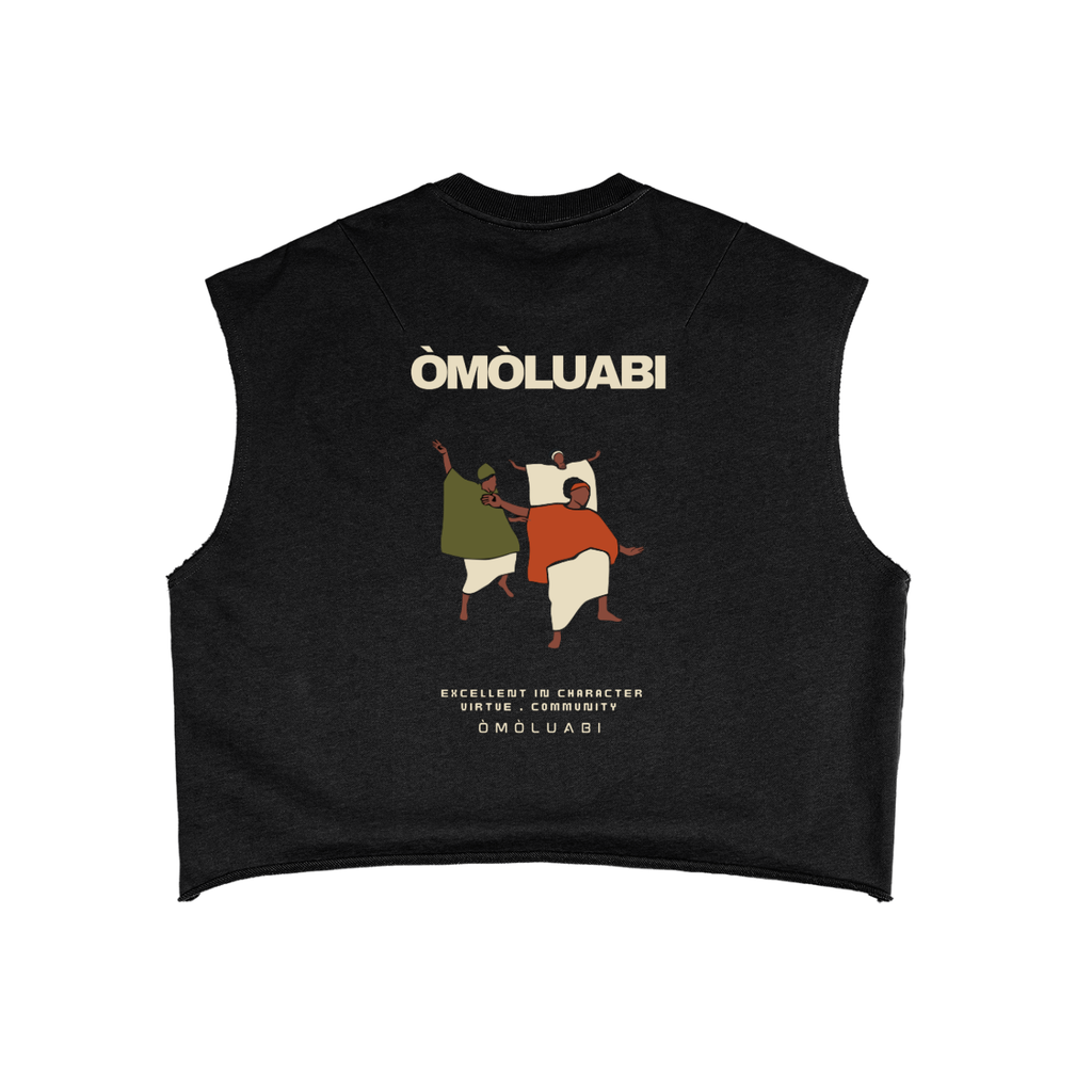 ÒMÒLUABI French Terry Boxy Tank Top