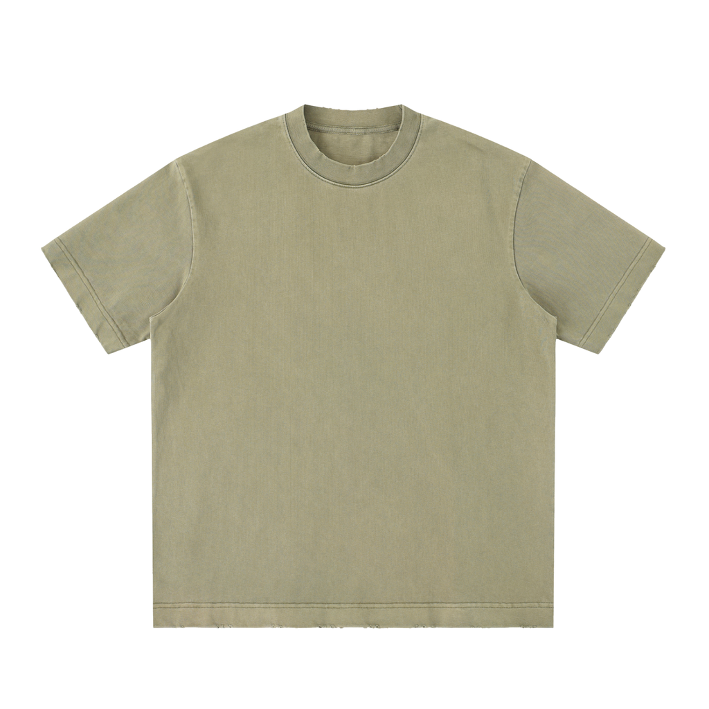 BLANK Heavyweight Vintage Washed Frayed T-Shirt