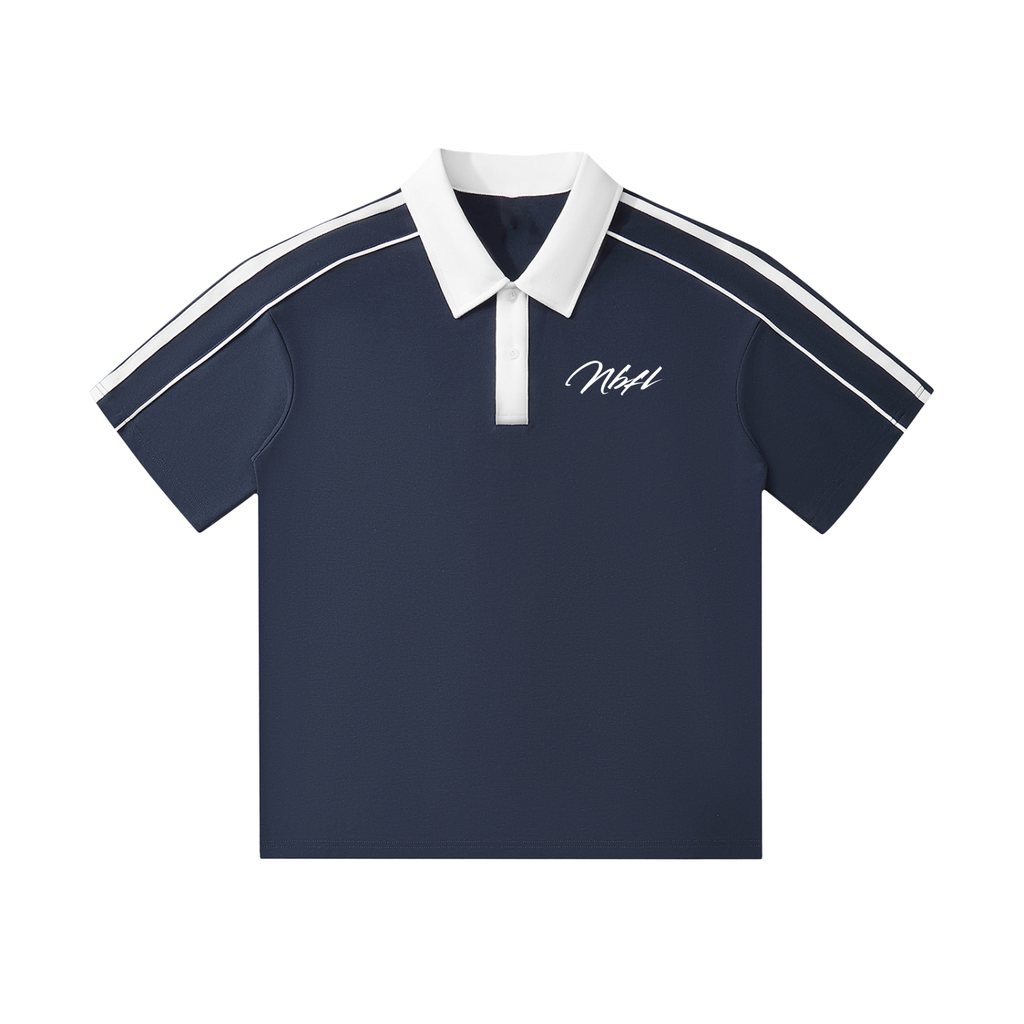 NBFL Contrast Collar Short-Sleeve Polo Shirt