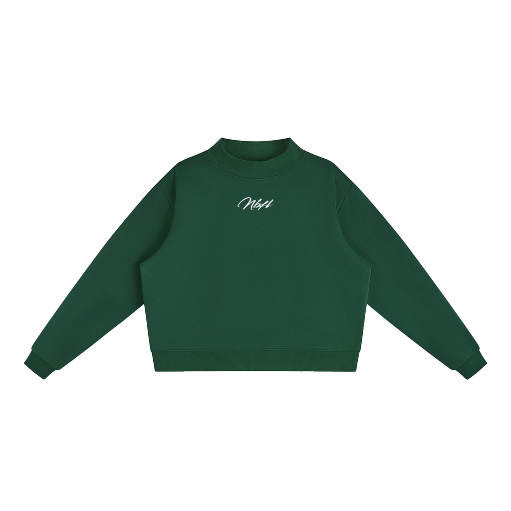 Nbfl Essential Fleece Mock-Neck Crew Sweatshirt