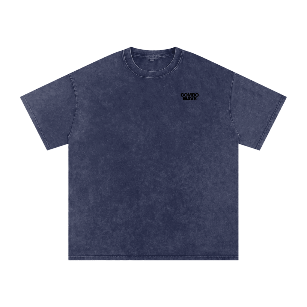 Combo Wave - Snow Washed Oversized Cotton T-Shirt