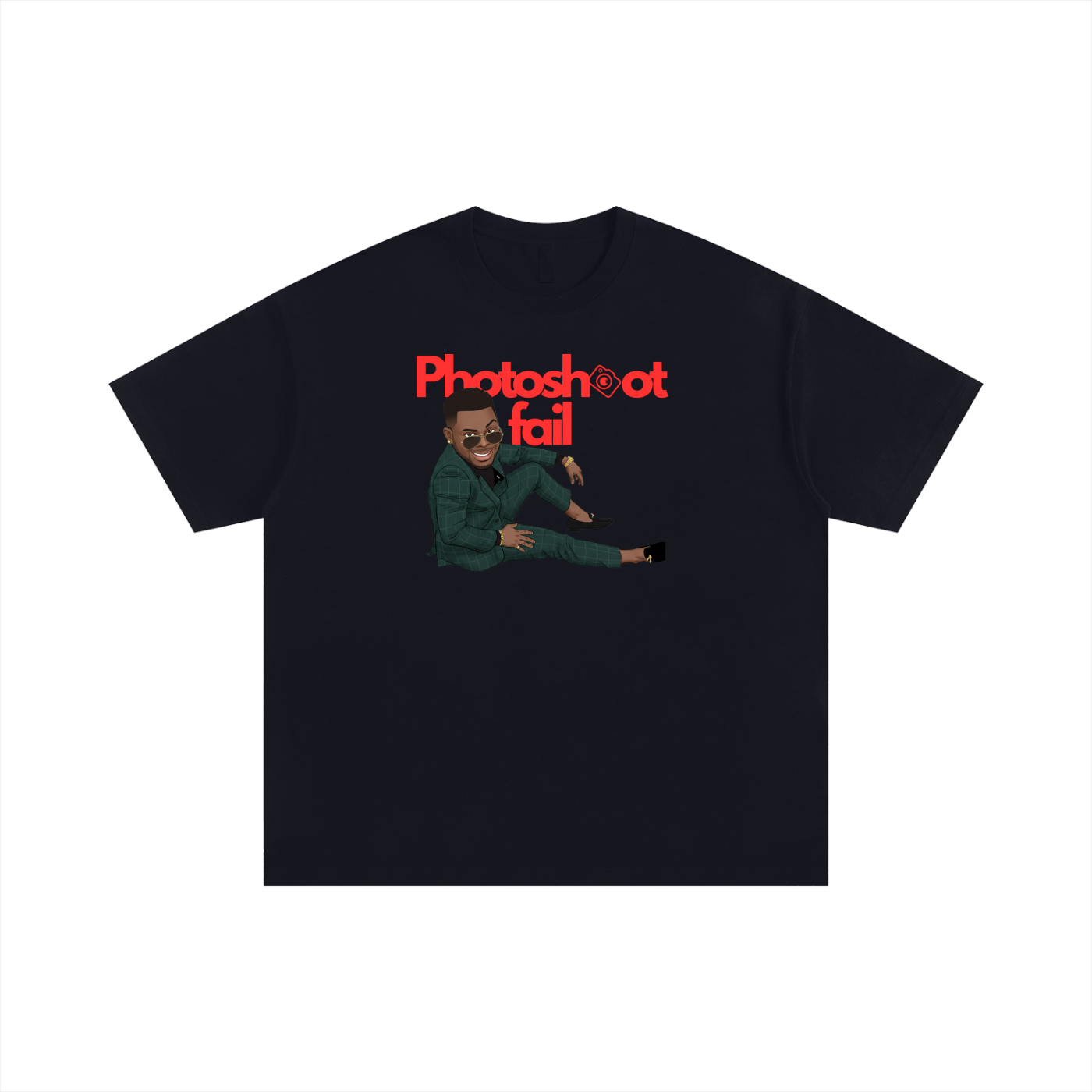 Photoshoot fail by Ini - Unisex Oversized Cotton T-Shirt