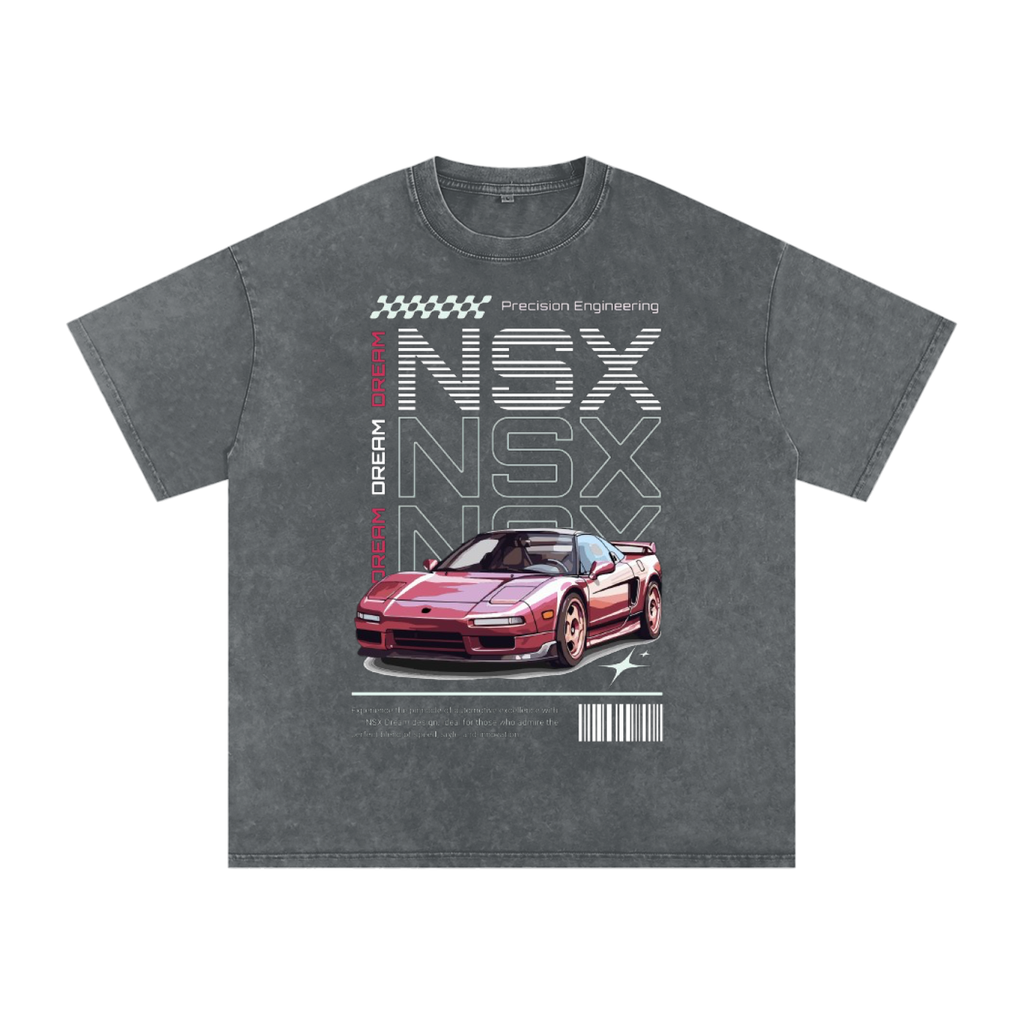 NSX Acid Wash Oversize T-Shirt