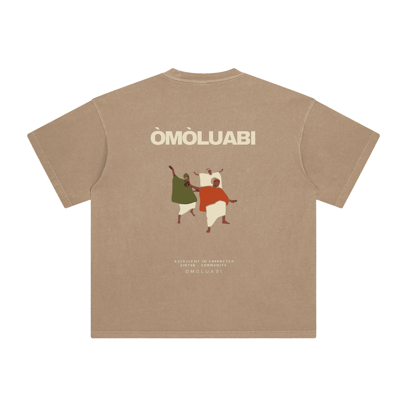 ÒMÒLUABI Enzyme Washed T-Shirt