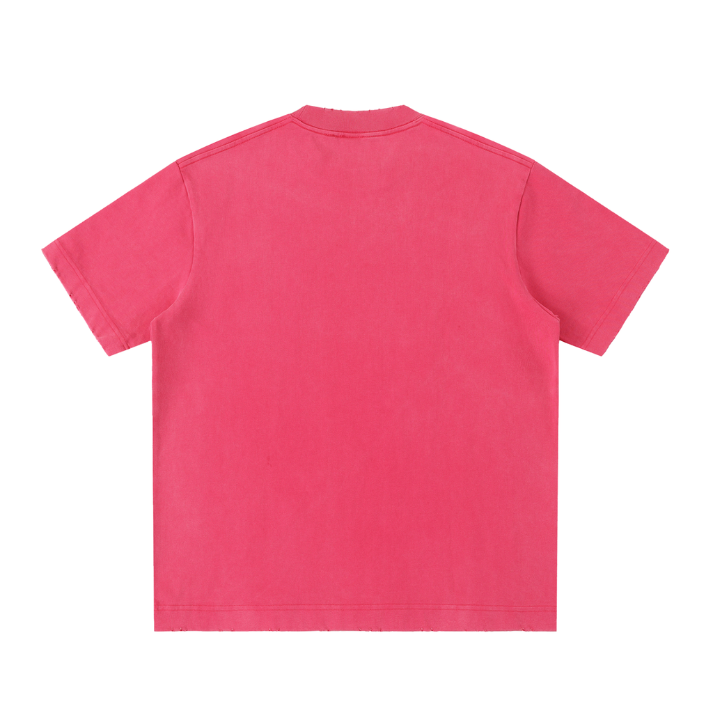 BLANK Heavyweight Vintage Washed Frayed T-Shirt