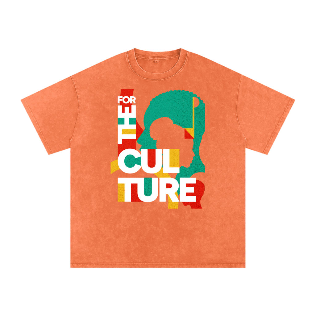 For the culture Acid Wash Oversize T-Shirt
