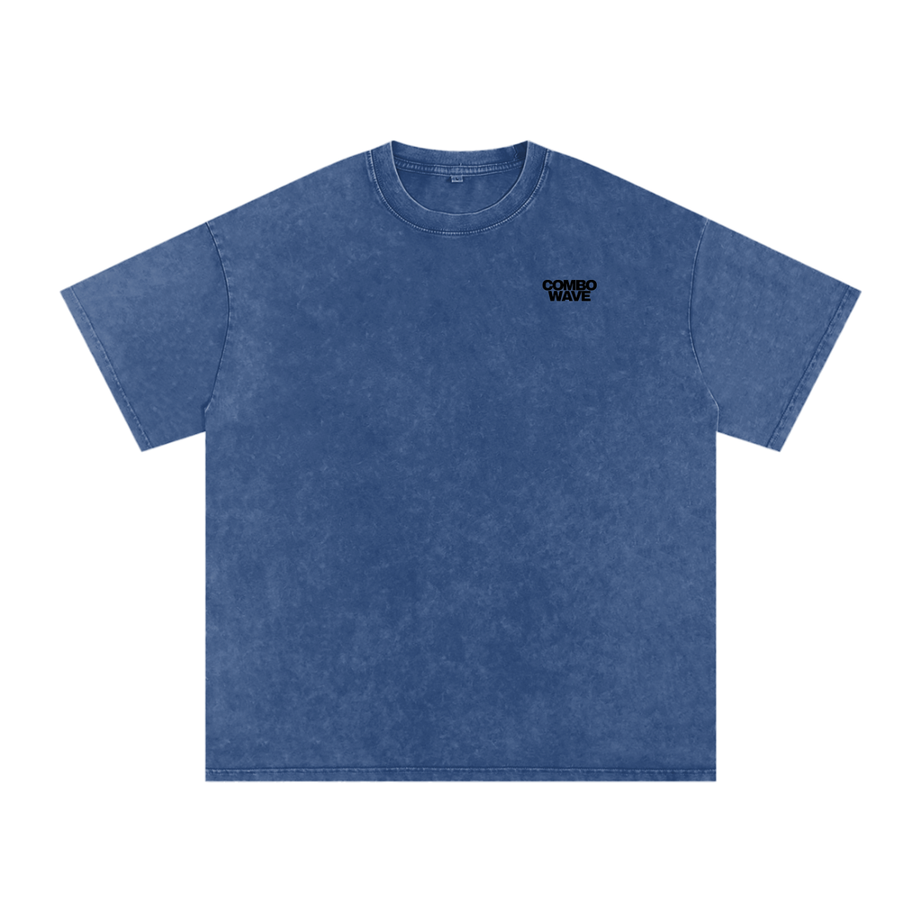Combo Wave - Snow Washed Oversized Cotton T-Shirt