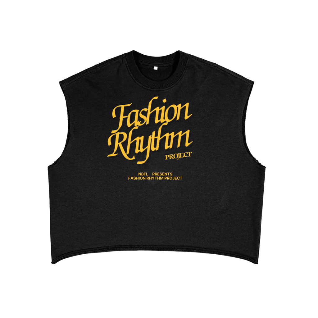 Fashion Rhythm - French Terry Boxy Tank Top