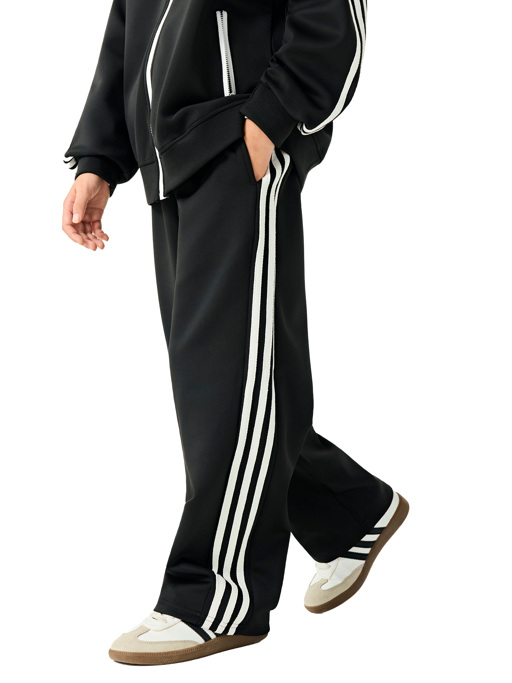 Nbfl Kids’ Contrast Tape Sweatpants